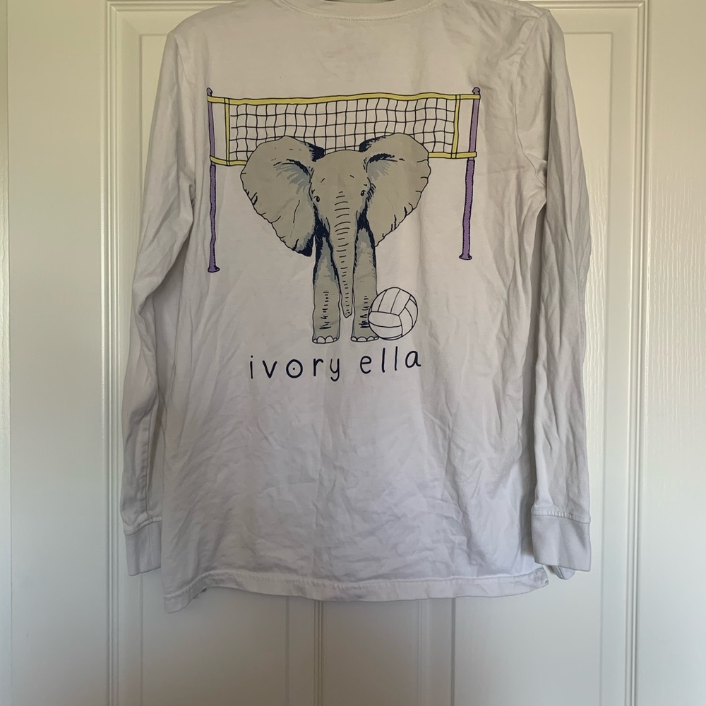 Ivory Ella long sleeve volleyball tshirt